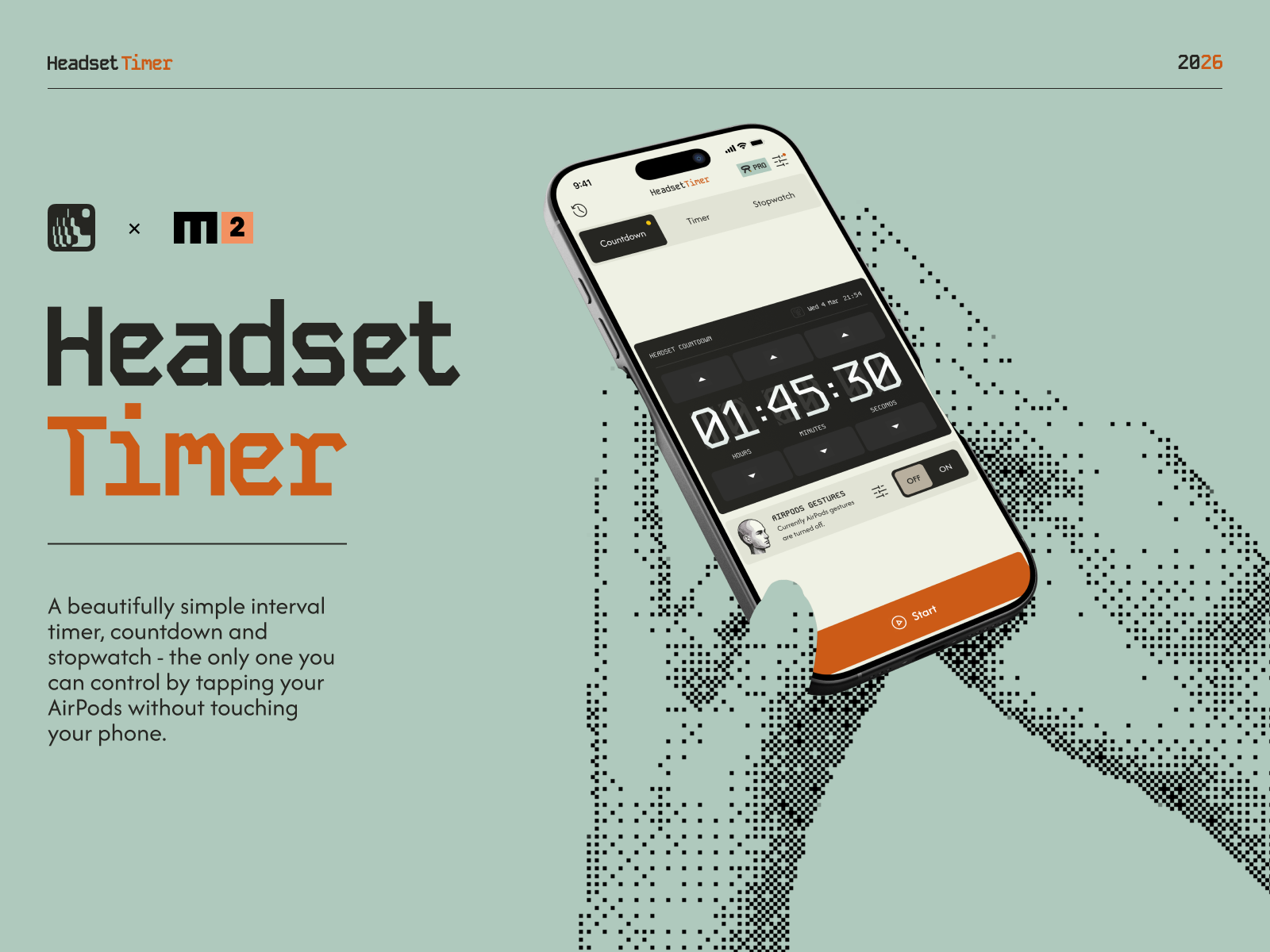 Headset Timer – A Screen-Free Timer Controlled with AirPods thumbnail