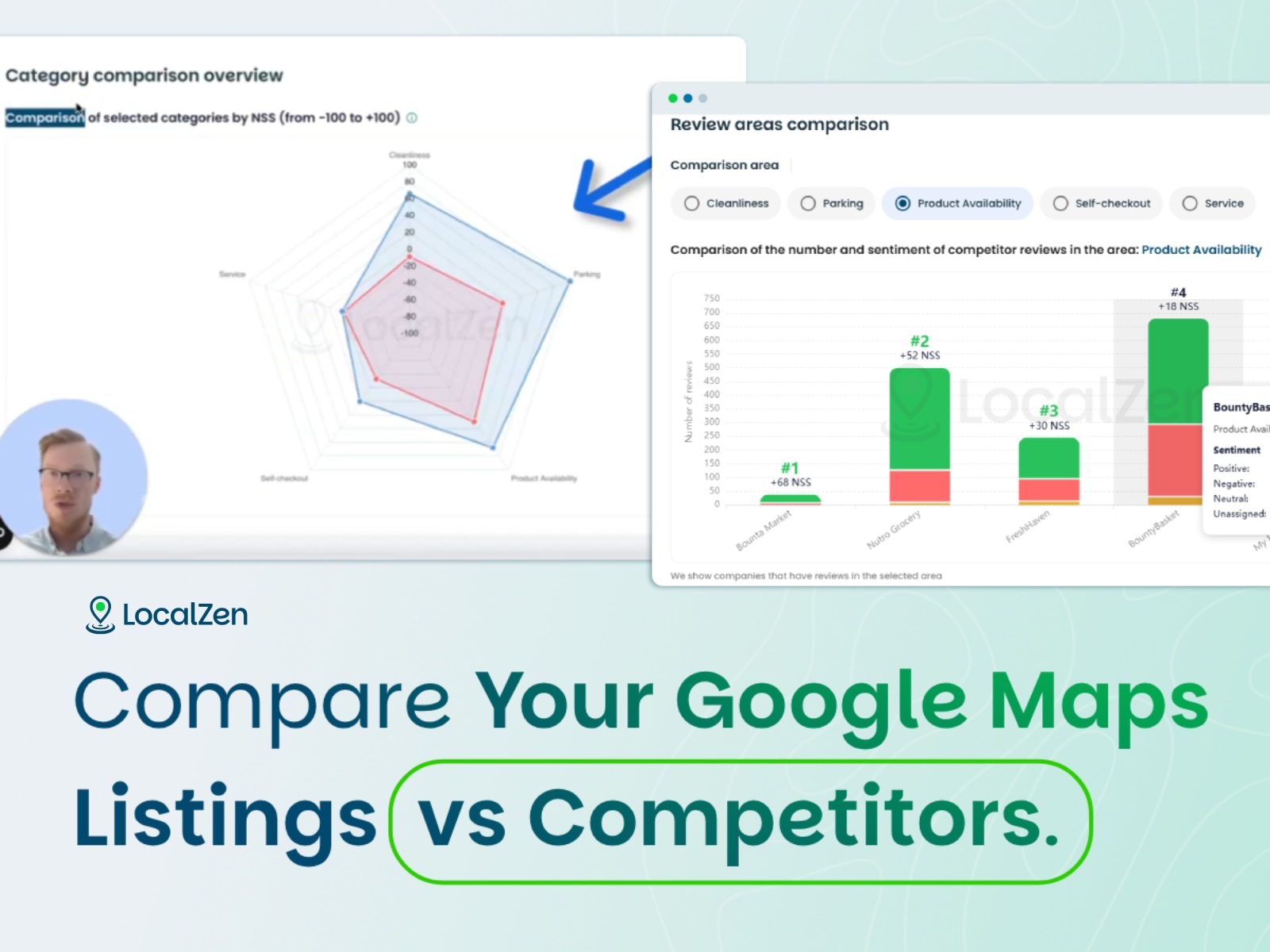 Google Maps listings vs competitors: a free audit tool for multi-location brands - by LocalZen. - Additional Image