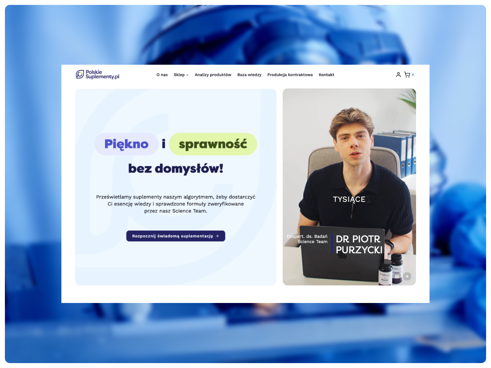 Strona www dla marketplace suplementacyjnego – PolskieSuplementy.pl - Secondary Image