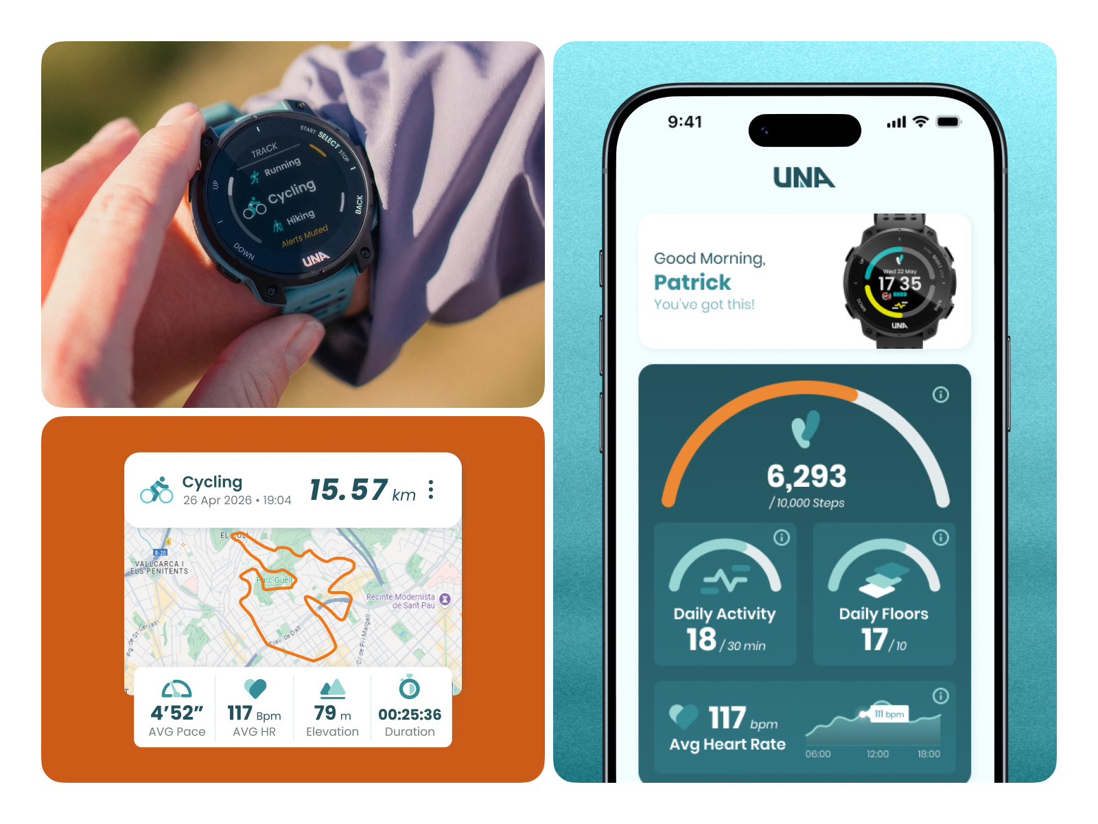 UNA Watch - Companion App for the First Repairable & Upgradeable Sports Watch - Secondary Image