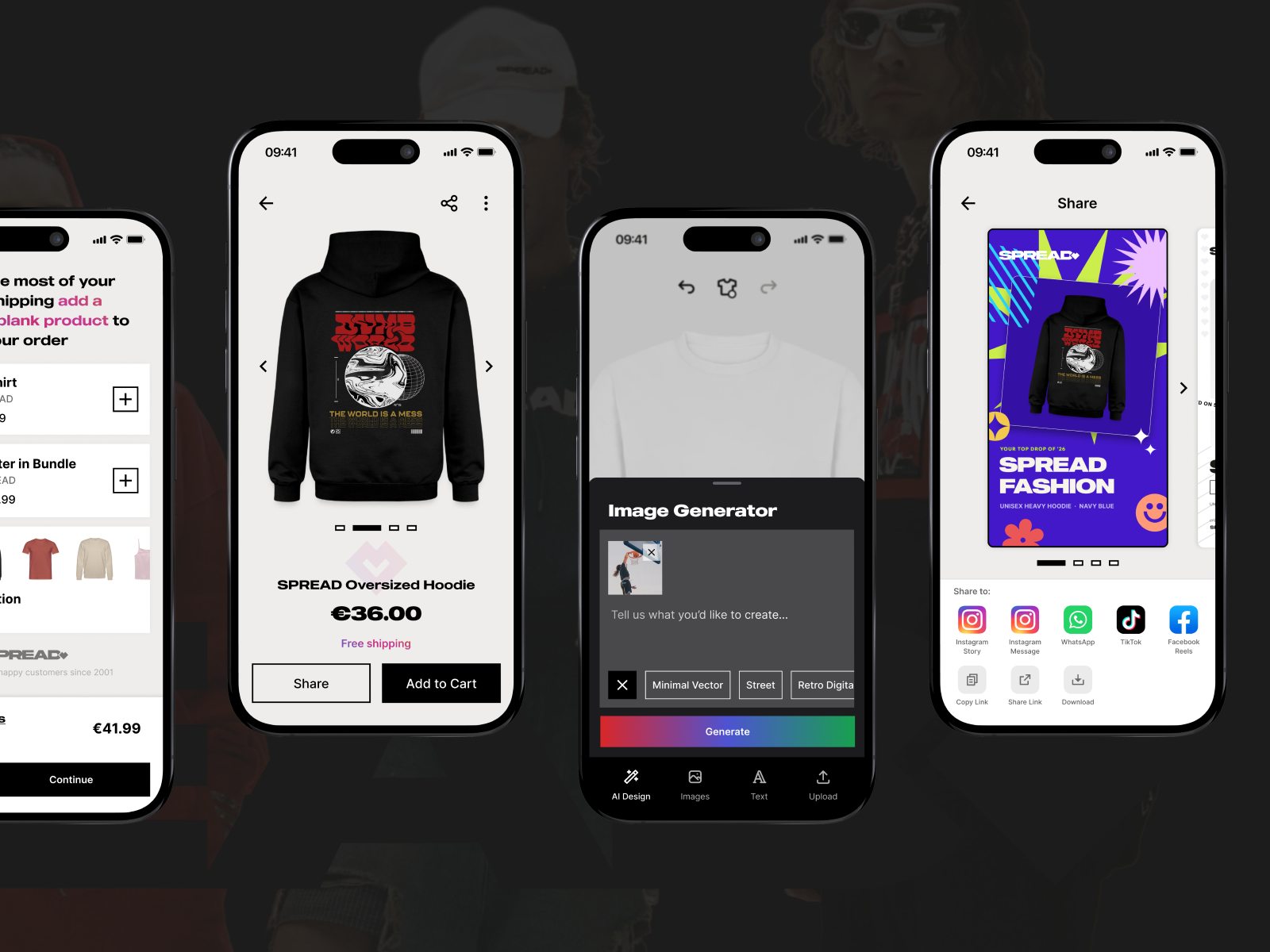 Spread Fashion - AI-Powered Print Design and Personalisation App - Additional Image