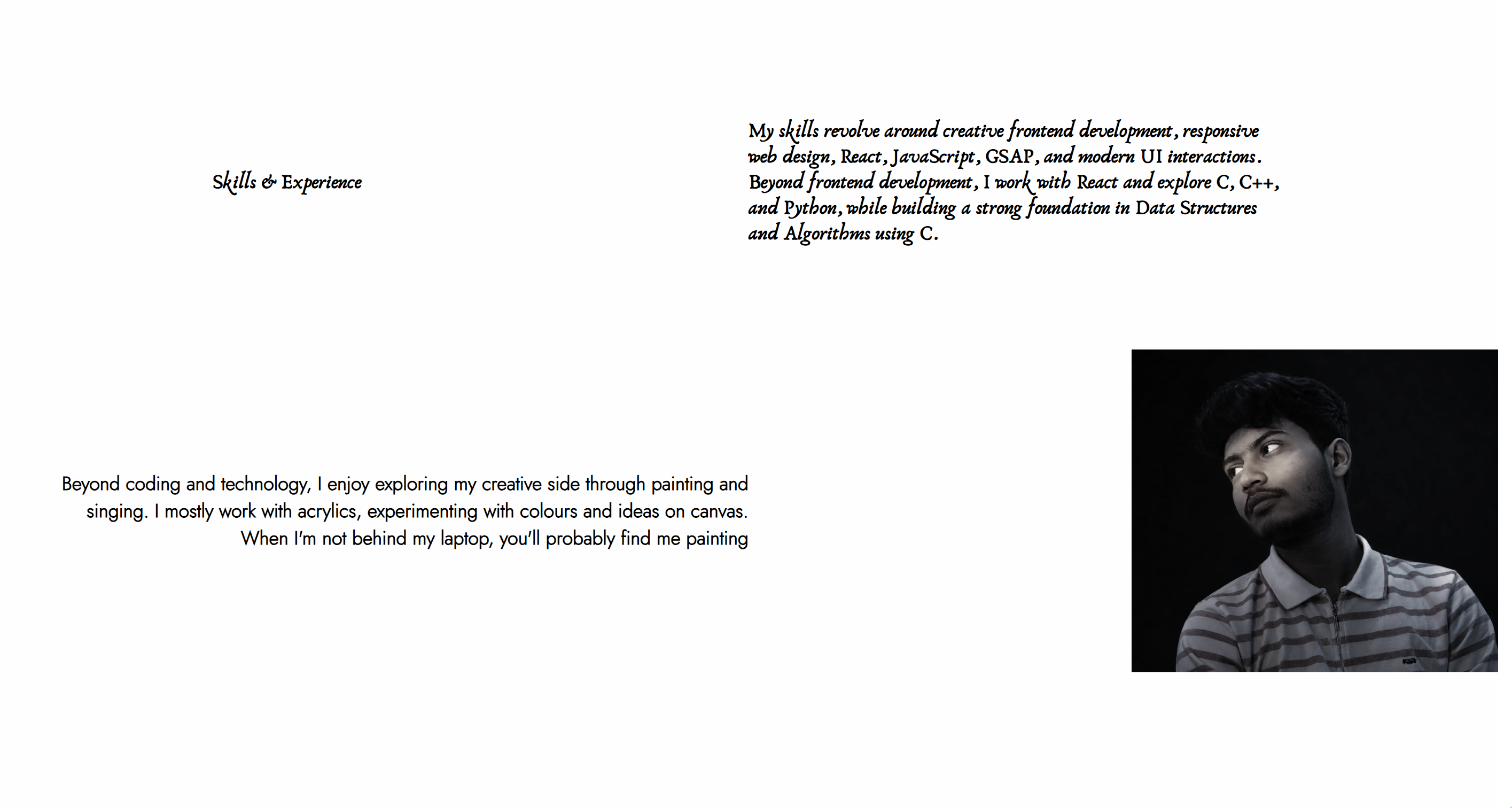 Ashiq Quadiri | Creative Developer Portfolio - Secondary Image